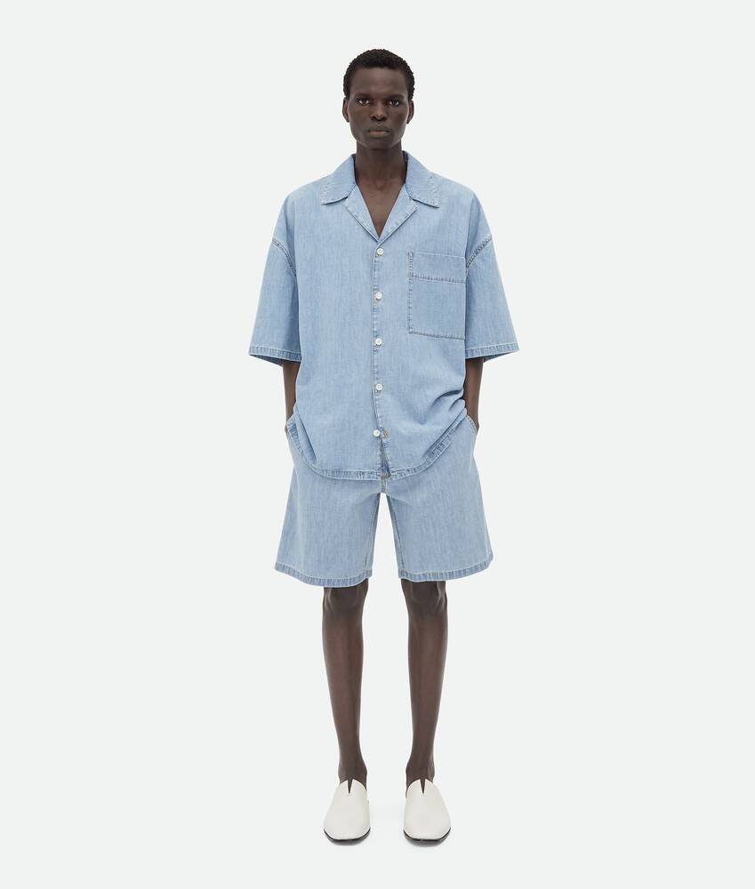 Bottega Veneta Pantalones Denim Elásticos Ligeramente Desteñidos