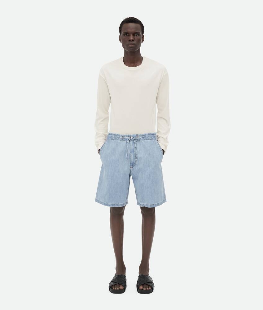 Bottega Veneta Pantalones Denim elásticos ligeramente desteñidos