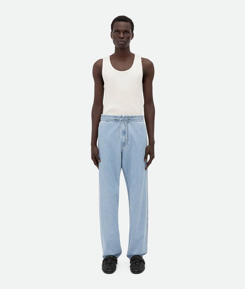 Bottega Veneta Pantalones Denim elásticos ligeramente desteñidos