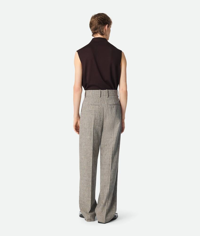 Bottega Veneta Pantalones Rectos De Viscosa Con Motas De Color