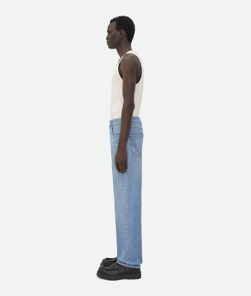 Bottega Veneta Pantalones Rectos Vintage Indigo Denim