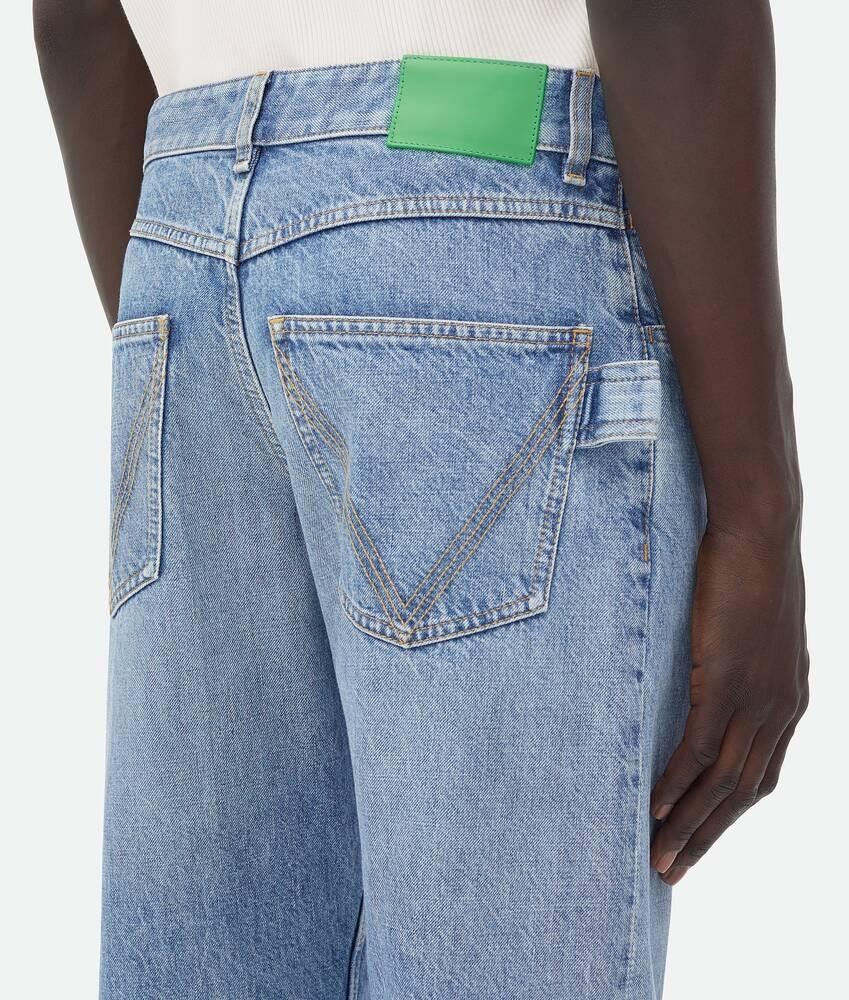 Bottega Veneta Pantalones Rectos Vintage Indigo Denim