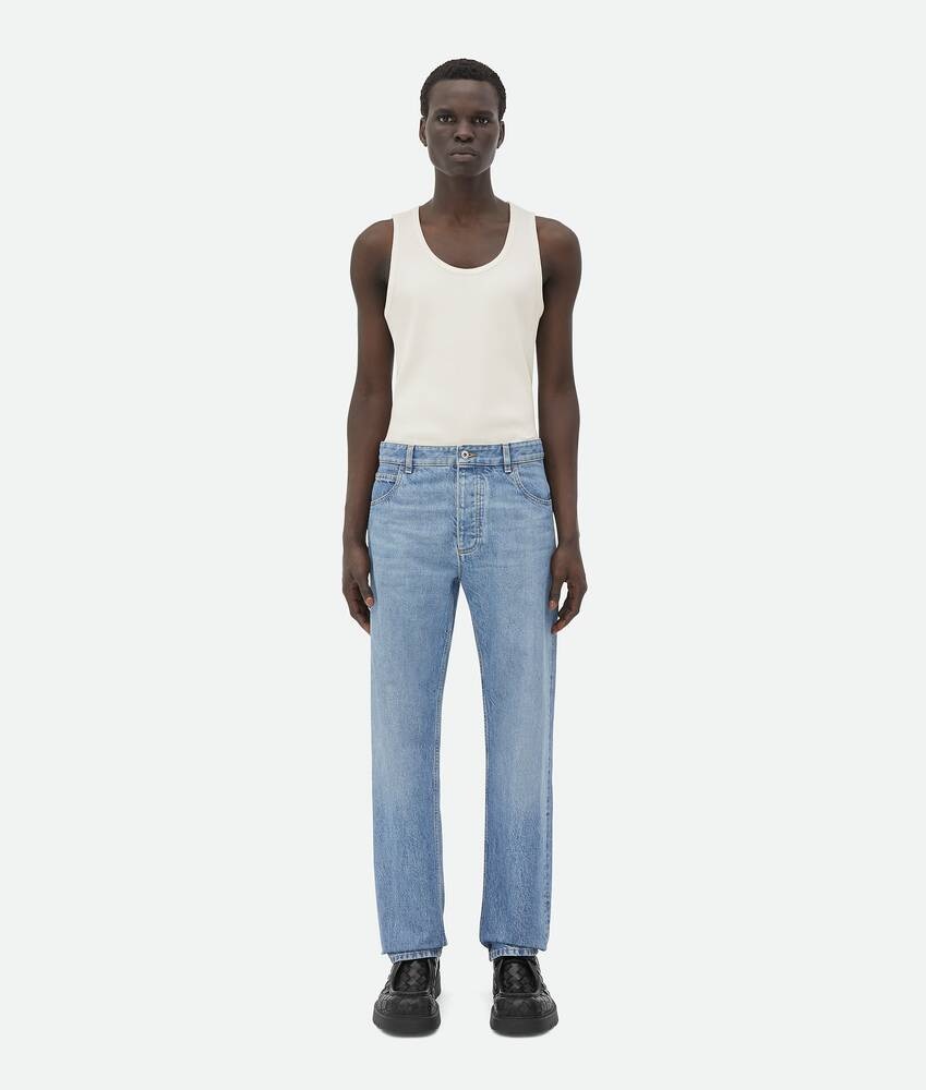 Bottega Veneta Pantalones rectos Vintage Indigo Denim
