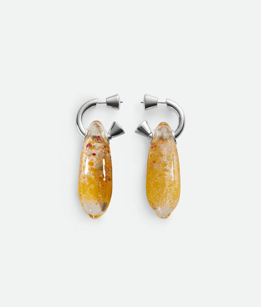 Bottega Veneta Pendientes Ellipse grandes de cristal