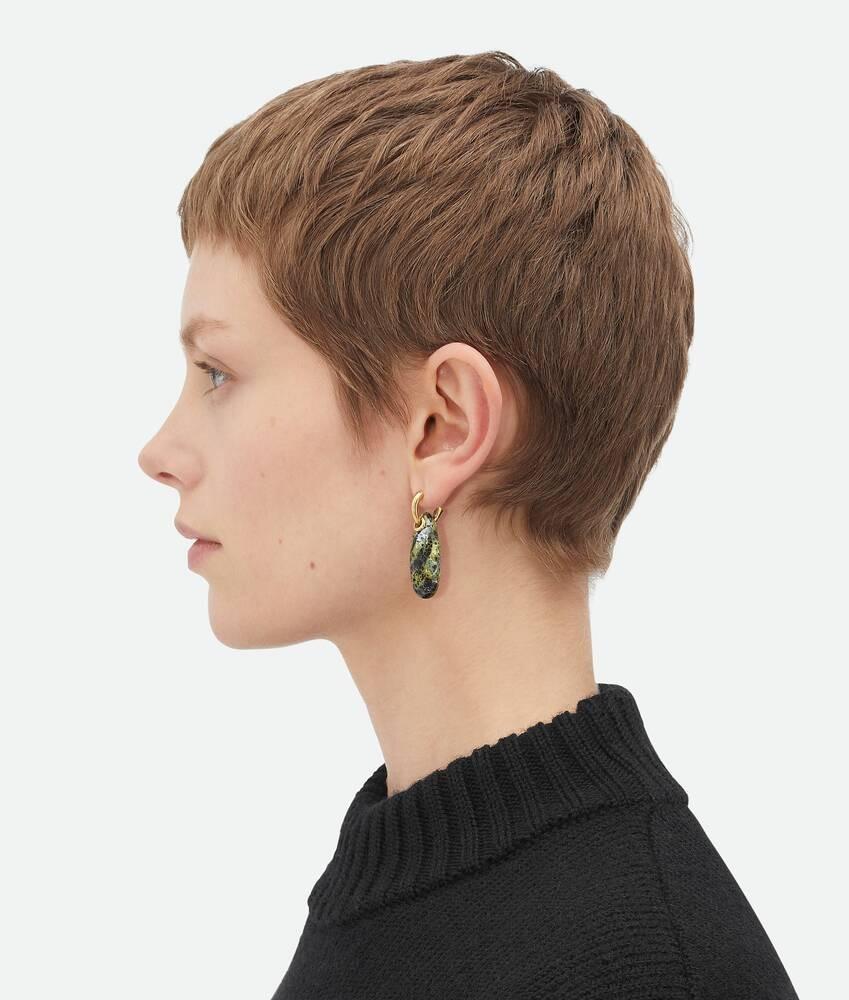 Bottega Veneta Pendientes Ellipse Pequeños De Cerámica