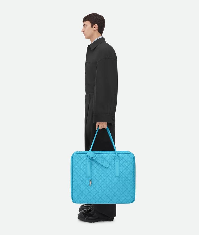 Bottega Veneta Portaetiquetas De Equipaje Intrecciato Alargado