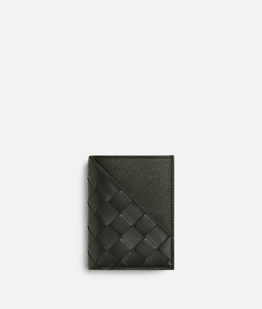 Bottega Veneta Tarjetero Intrecciato Diagonal Slim Flap