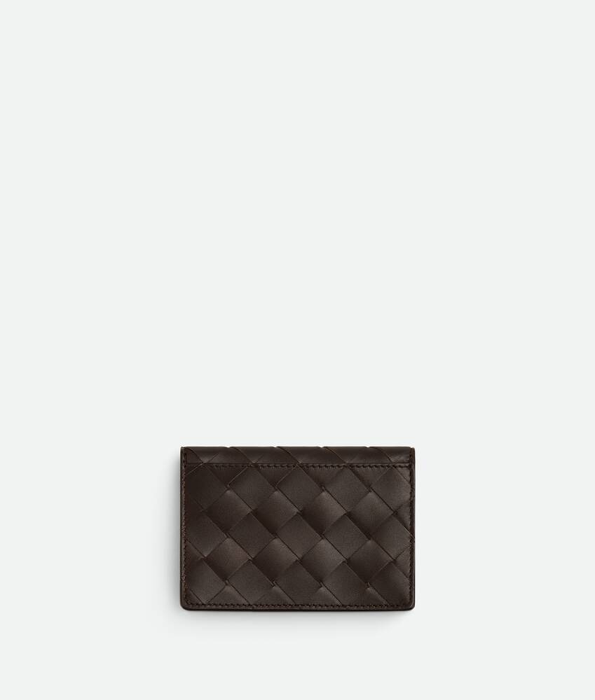 Bottega Veneta Tarjetero Para Tarjetas De Visita Intrecciato