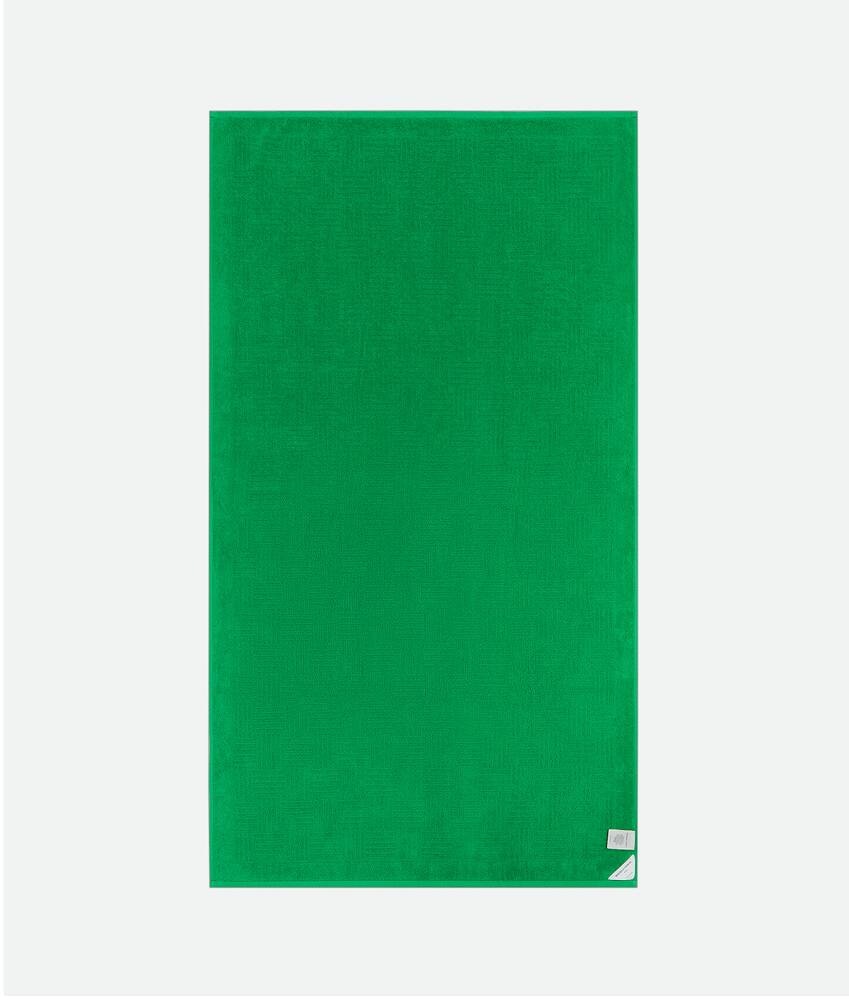 Bottega Veneta Toalla De Playa De Felpa De Algodón Intreccio