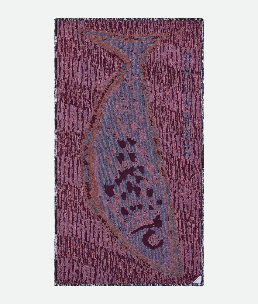 Bottega Veneta Toalla De Playa De Jacquard Con Silueta De Pez