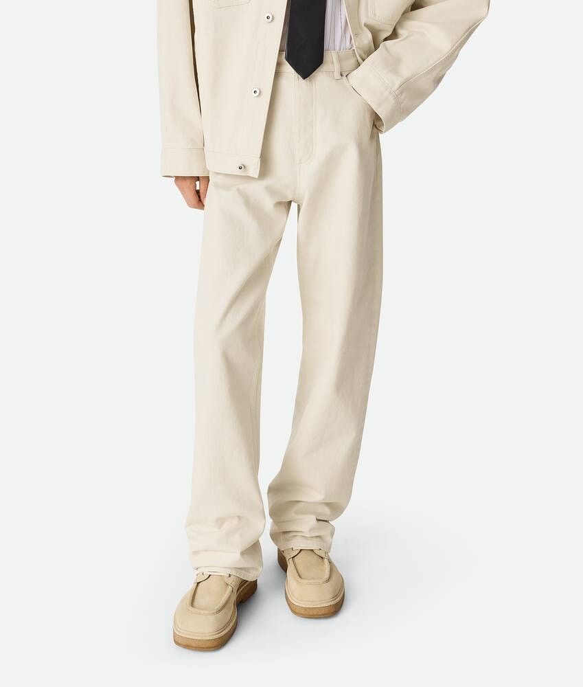 Bottega Veneta Vaqueros Teñidos Con Dobladillo Vuelto