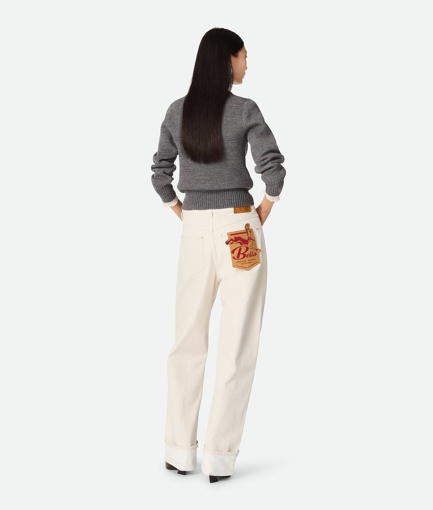 Bottega Veneta Vaqueros Teñidos Con Dobladillo Vuelto