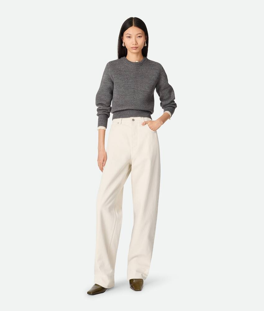 Bottega Veneta Vaqueros Teñidos Con Dobladillo Vuelto