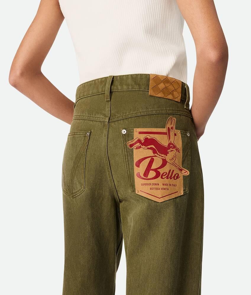 Bottega Veneta Vaqueros Teñidos Con Dobladillo Vuelto