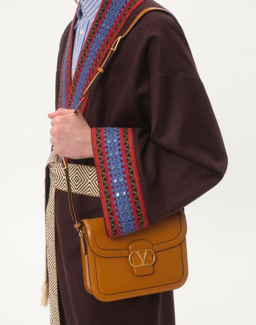 Valentino ABRIGO DE FRANELA DE LANA CON CINTURÓN DE JACQUARD