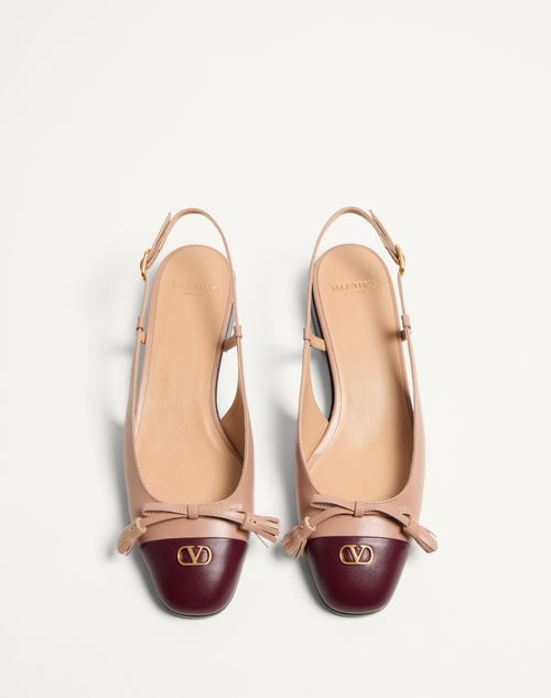 Valentino BALLERINA VALET DU ROI KID CON CORREA TRASERA Y TACÓN DE 25MMM