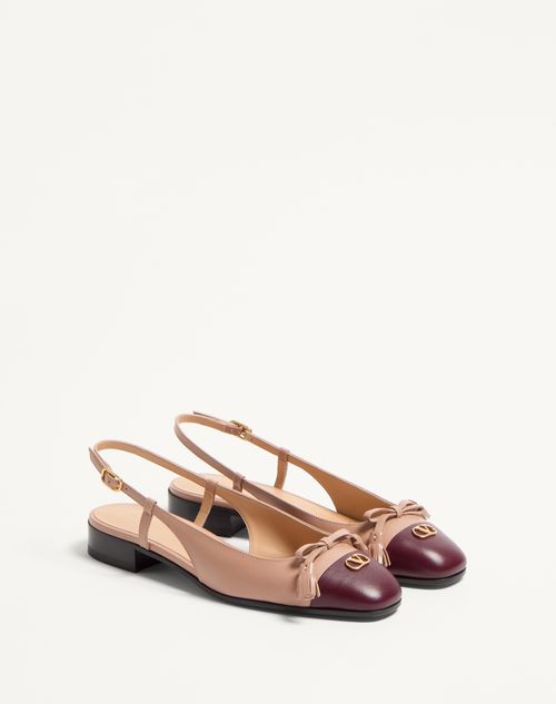 Valentino BALLERINA VALET DU ROI KID CON CORREA TRASERA Y TACÓN DE 25MMM