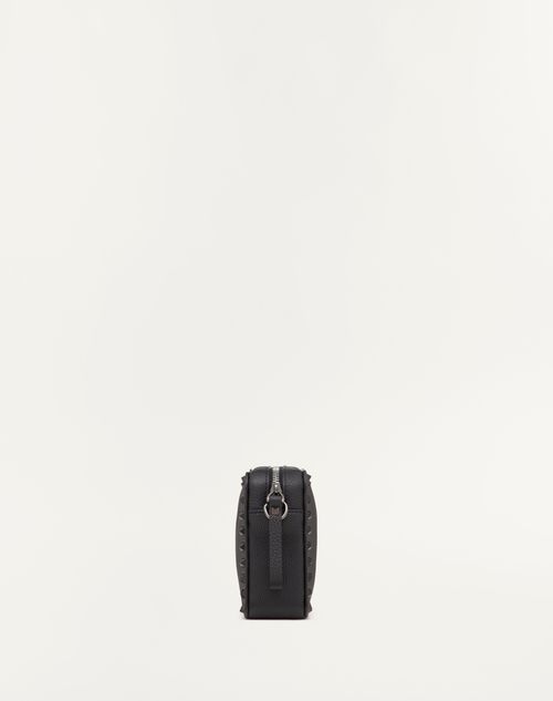 Valentino Bandolera Rockstud De Cuero Graneado De Becerro