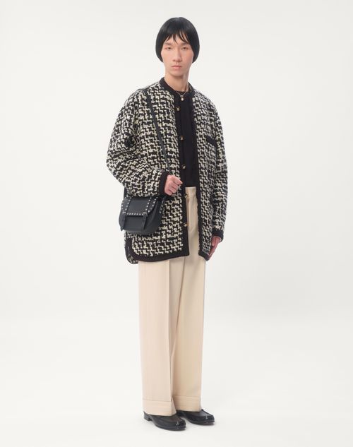 Valentino BANDOLERA ROCKSTUD PEQUEÑA DE CUERO GRANEADO DE BECERRO