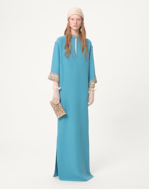 Valentino BILLETERA VLOGO SIGNATURE DE CUERO DE PITÓN CON CADENA