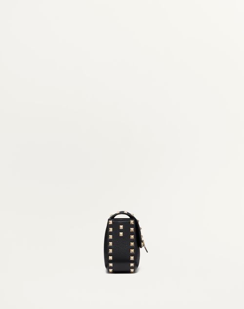 Valentino BOLSO BANDOLERA VALENTINO GARAVANI ROCKSTUD DE CUERO DE BECERRO GRANEADO
