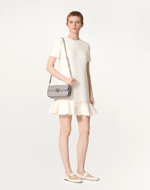 Valentino BOLSO BANDOLERA VALENTINO GARAVANI ROCKSTUD DE CUERO DE BECERRO GRANEADO