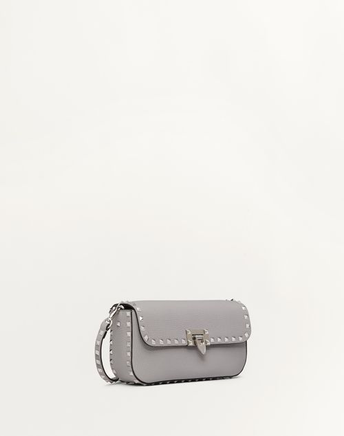 Valentino BOLSO BANDOLERA VALENTINO GARAVANI ROCKSTUD DE CUERO DE BECERRO GRANEADO