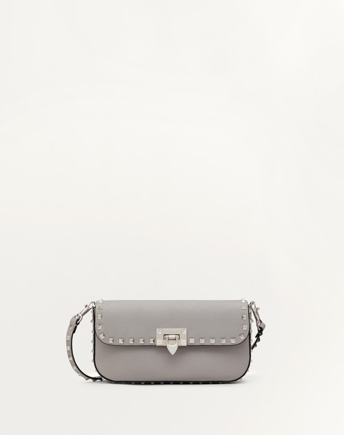 Valentino BOLSO BANDOLERA VALENTINO GARAVANI ROCKSTUD DE CUERO DE BECERRO GRANEADO