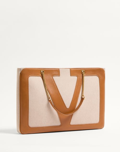 Valentino BOLSO DE COMPRAS GRANDE VALENTINO GARAVANI VIVA SUPERSTAR DE LONA