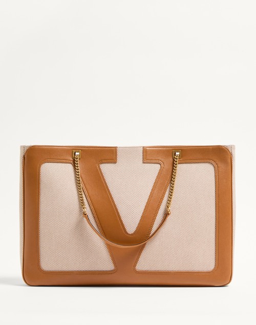 Valentino BOLSO DE COMPRAS GRANDE VALENTINO GARAVANI VIVA SUPERSTAR DE LONA