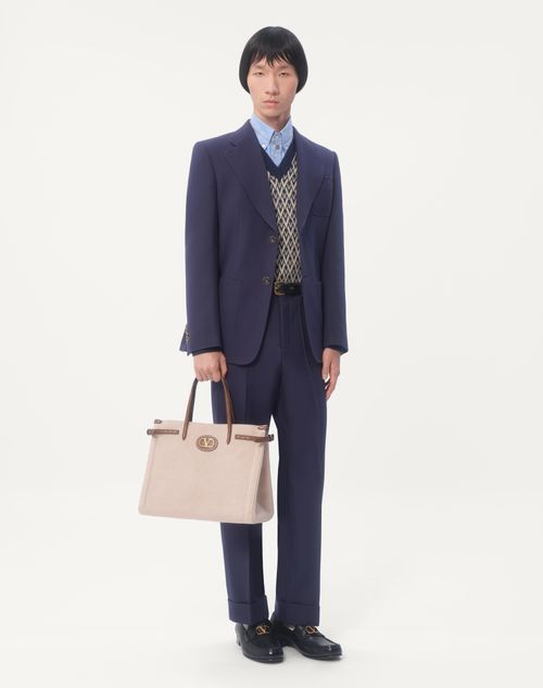 Valentino BOLSO DE COMPRAS MEDIANO VALENTINO GARAVANI ANTIBES DE LONA