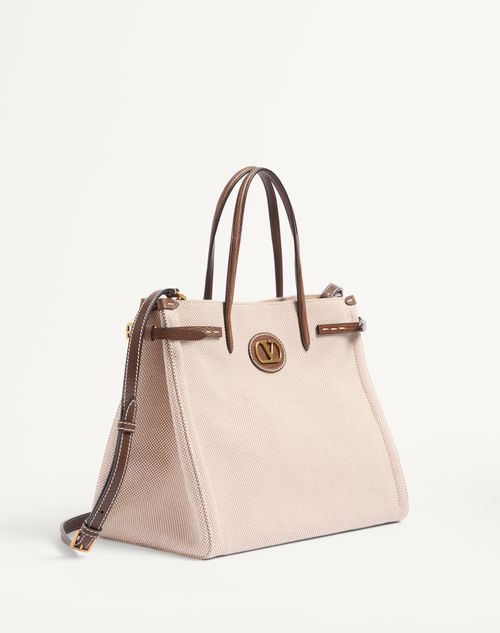 Valentino BOLSO DE COMPRAS MEDIANO VALENTINO GARAVANI ANTIBES DE LONA