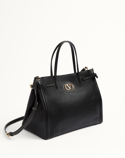 Valentino BOLSO DE COMPRAS MEDIANO VALENTINO GARAVANI ANTIBES DE CUERO