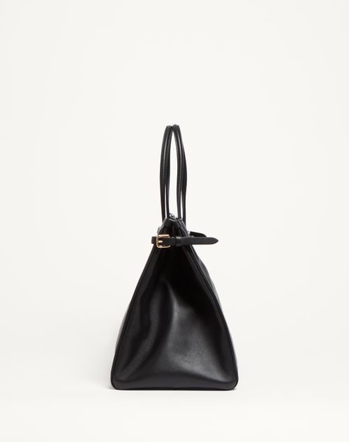 Valentino BOLSO DE COMPRAS MEDIANO VALENTINO GARAVANI ANTIBES DE CUERO DE BECERRO