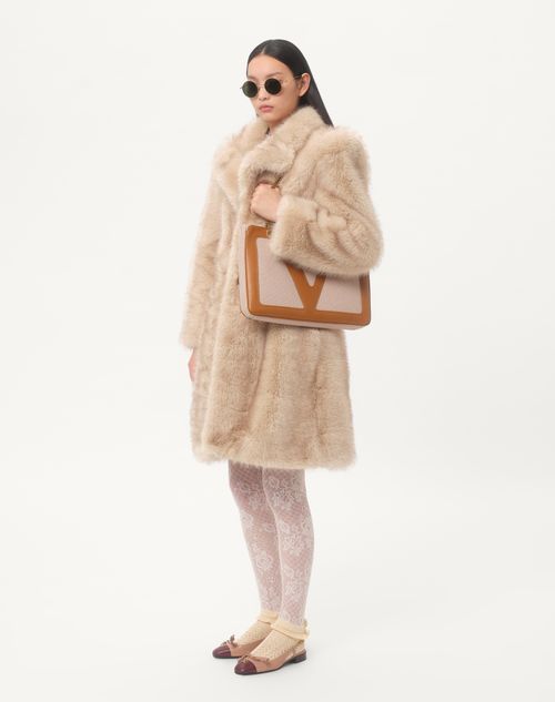 Valentino BOLSO DE COMPRAS MEDIANO VALENTINO GARAVANI VIVA SUPERSTAR DE LONA