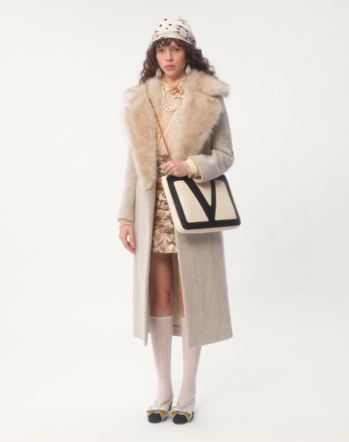 Valentino BOLSO DE COMPRAS MEDIANO VALENTINO GARAVANI VIVA SUPERSTAR DE CUERO NAPA