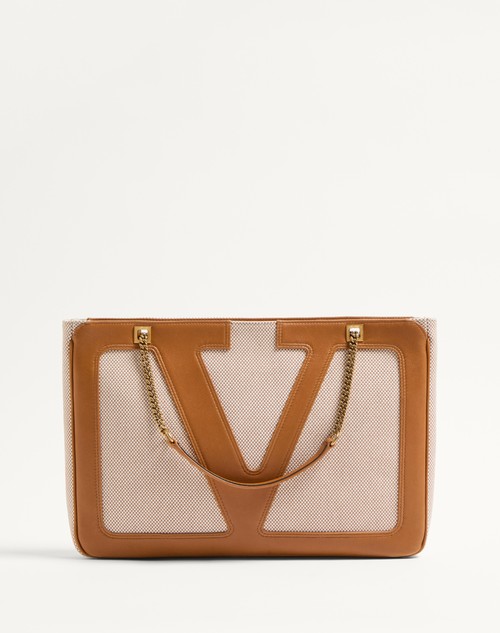 Valentino BOLSO DE COMPRAS MEDIANO VALENTINO GARAVANI VIVA SUPERSTAR DE LONA