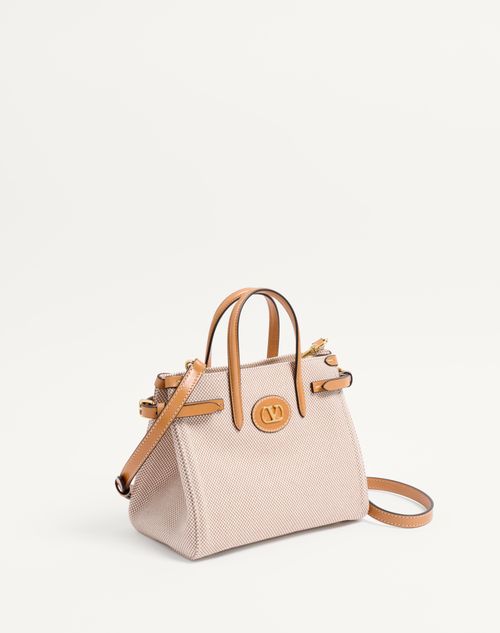 Valentino BOLSO DE COMPRAS PEQUEÑO VALENTINO GARAVANI ANTIBES DE LONA