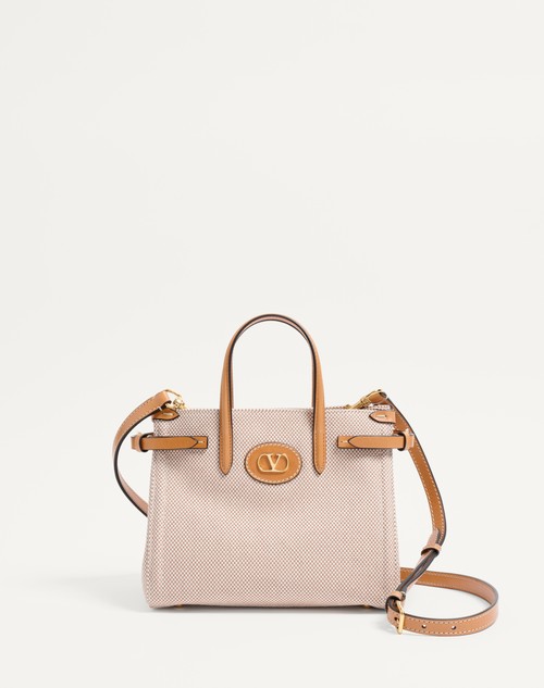 Valentino BOLSO DE COMPRAS PEQUEÑO VALENTINO GARAVANI ANTIBES DE LONA