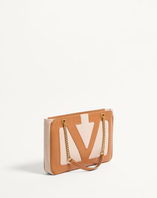 Valentino BOLSO DE COMPRAS PEQUEÑO VALENTINO GARAVANI VIVA SUPERSTAR DE LONA