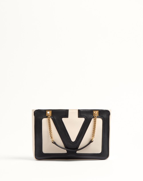 Valentino BOLSO DE COMPRAS PEQUEÑO VALENTINO GARAVANI VIVA SUPERSTAR DE CUERO NAPA