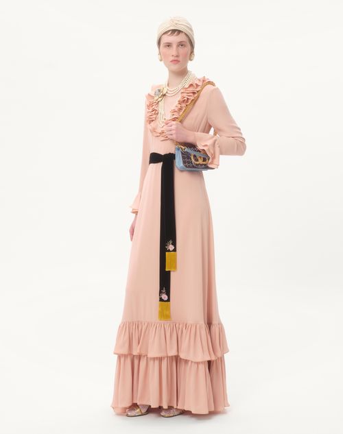 Valentino BOLSO DE HOMBRO PEQUEÑO VALENTINO GARAVANI LOCÒ BORDADO CON LOGOTIPO DE JOYERÍA