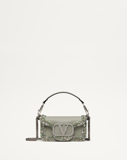 Valentino BOLSO DE HOMBRO PEQUEÑO VALENTINO GARAVANI LOCÒ BORDADO