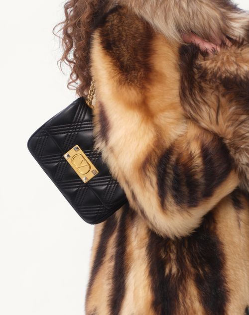 Valentino BOLSO DE HOMBRO PEQUEÑO VALENTINO GARAVANI QUILTIE 67 DE CUERO NAPA ACOLCHADO