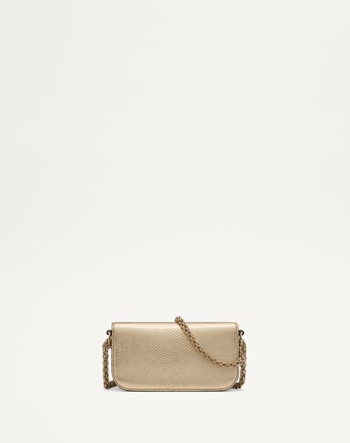 Valentino BOLSO DE HOMBRO PEQUEÑO VALENTINO GARAVANI VALENTINO GARAVANI LOCÒ DE KARUNG METALIZADO