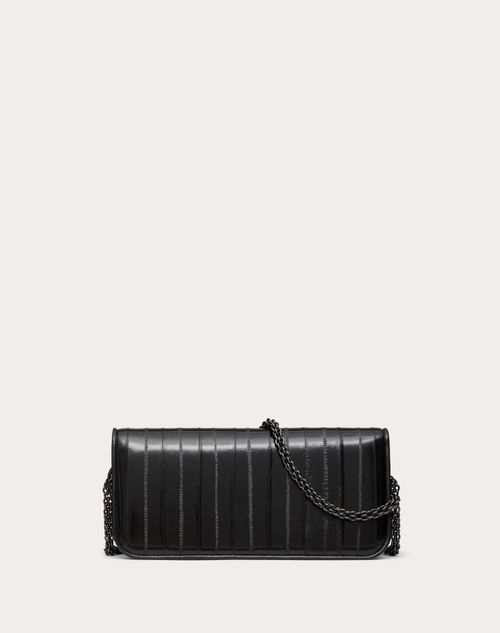 Valentino BOLSO DE HOMBRO VALENTINO GARAVANI LOCÒ DE CUERO DE ANGUILA