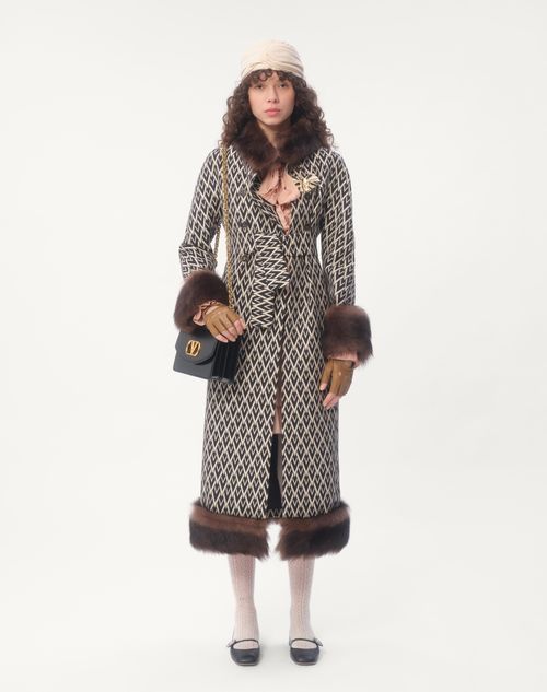 Valentino BOLSO DE HOMBRO VALENTINO GARAVANI VAIN EN CUERO DE BECERRO BRILLANTE