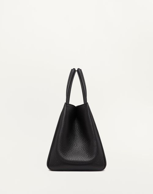 Valentino BOLSO DE MANO MEDIANO VALENTINO GARAVANI ALLTIME DE CUERO DE BECERRO GRANULADO