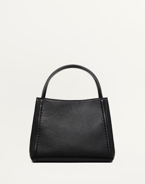 Valentino BOLSO DE MANO MEDIANO VALENTINO GARAVANI ALLTIME DE CUERO DE BECERRO GRANULADO