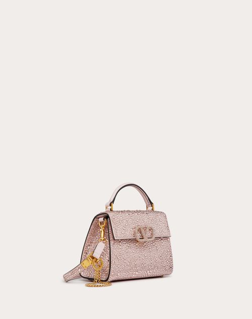 Valentino BOLSO DE MANO MINI VSLING CON BORDADO BRILLANTE